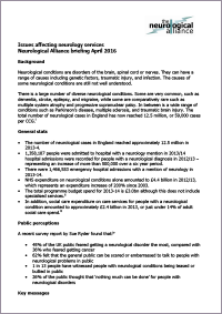Key facts, stats and issues for neurology